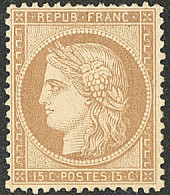 * No 59a, Bistre, Très Frais. - TB - 1871-1875 Cérès