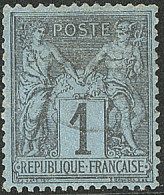 Bleu De Prusse. No 84, Pd, TB D'aspect. - R - 1876-1878 Sage (Type I)