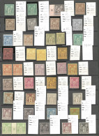 * Collection. 1876-1900, Entre Les N°61 Et 103, Qqs Ex ** Ou (*). - TB, B Ou Pd - 1876-1878 Sage (Tipo I)