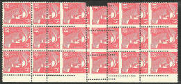 ** Piquage à Cheval. No 813g, Bloc De 18 Ex Bdf, Superbe (cote SM) - Other & Unclassified