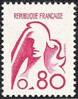 ** Non émis Marianne De Bequet. No 1841C, Rouge Carminé. - TB. - R - Altri & Non Classificati