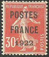 * Postes France. No 38, Gomme Légèrement Altérée Mais Très Frais Et TB - 1893-1947