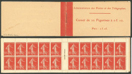 ** No 135-C1, Carnet De 20t N°135c. - TB - Altri & Non Classificati