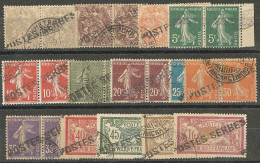 POSTES SERBES. Nos 1 à 10, En Paire, 11 à 14. - TB - War Stamps