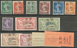 * POSTES DU MONTENEGRO EN France. Nos 1 à 11 (le 2 Am.), Retour 1, 2. - TB - War Stamps