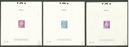 (*) Pasteur. Essai De Surcharge Caisse D'amortissement. (No 248), épreuves N°57, 72 Et 76, 114x121mm. - TB - Luxury Proofs