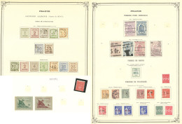 1868-1940 (Als. Lorraine, Journaux, FM, Guerre), Valeurs Moyennes Et Séries Complètes. - TB Ou B - Collections