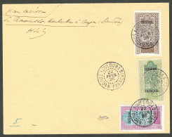 Lettre Tombouctou-Casablanca. 22.2.1926. Enveloppe Afft Soudan 23 + 37 + 38 Obl Koulouba 22.2.26, Arr. Kayes. - TB. - R - Sonstige & Ohne Zuordnung