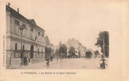 FRANCE -  Puteaux - La Mairie - Le Quai National - Animé - Carte Postale Ancienne - Puteaux