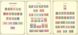 * ANDORRE. Collection. 1931-1991 (Poste, PA, Taxe), Complète Dont 1 à 23, 22 Ex Obl. - TB - Other & Unclassified