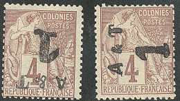 * Variétés. Nos 2a, 2c. - TB - Autres & Non Classés