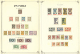 * DAHOMEY. Collection. 1899-1941 (Poste, PA, Taxe), Complète, Des Ex Obl. - TB - Autres & Non Classés