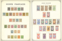 GUINEE. Collection. 1892-1944 (Poste, PA, Taxe), Complète Dont Des Ex Obl. - TB - Autres & Non Classés