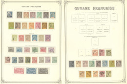 * Collection. 1877-1947 (Poste, PA, Taxe), Valeurs Et Séries Moyennes, Qqs Ex Obl, + Inini. - TB - Autres & Non Classés