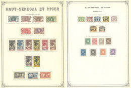 * HAUT-SENEGAL ET NIGER. Collection. 1906-1915 (Poste, Taxe), Complète Dont Qqs Obl. - TB - Altri & Non Classificati