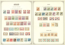 * HONGRIE (Arad). Collection. 1919 (Poste, Taxe), Complète Sauf 27A, Des Surcharges Renversées. - TB - Altri & Non Classificati