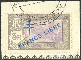 Surcharge Bleue. No 169a, Sur Petit Fragment. - TB - Other & Unclassified
