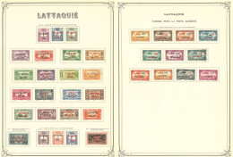 * LATTAQUIE. Collection. 1931 (Poste, PA), Complète Dont Deux Ex Obl. - TB - Other & Unclassified