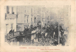 CPA 11 NARBONNE / MANIFESTATION VITICOLE DU 5 MAI 1907 - Other & Unclassified