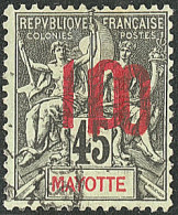 MAYOTTE. Double Surcharge. No 28a. - TB - Autres & Non Classés