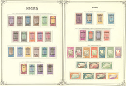 * NIGER. Collection. 1921-1944 (Poste, PA), Complète Dont 20a Et 93a, Des Ex Obl. - TB - Altri & Non Classificati