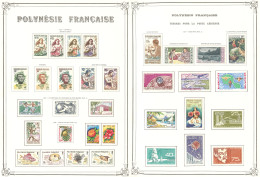 * POLYNESIE. Collection. 1958-1990 (Poste, PA, Taxe), Complète. - TB - Autres & Non Classés