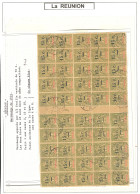 No 55, Panneau De 50 Ex Mill. 3 Avec Variétés Dont Petit "1" 55A (3). - TB - Autres & Non Classés