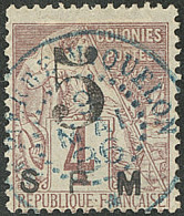 No 4 Obl Cad Bleu. - TB (Tillard #1885-4, Cote 440€) - Autres & Non Classés