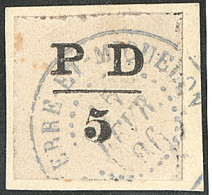 "P D". No 16 (Tillard #1886-1), Obl Cad 15.2.86 Sur Support. - TB. - R - Altri & Non Classificati