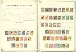 * Collection. 1891-1990 (Poste, PA, Taxe), Valeurs Et Séries Moyennes, Qqs Ex Obl Au Début. - TB - Other & Unclassified