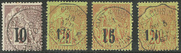 Nos 3E Obl Gorée, 5A, 5C, 5F. - TB - Other & Unclassified