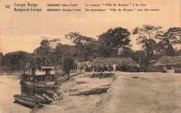 CONGO  -  Congo Belge - Le Vapeur Ville De Bruges à La Rive - Animé - Carte Postale Ancienne - Congo Belge
