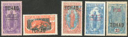 * Variétés. Nos 32a, 37a, 41a, 42a, 48a. - TB - Sonstige & Ohne Zuordnung