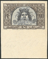 ** TUNISIE. Non émis, Non Dentelé. No 319B, Gris-bleu, Bdf. - TB - Altri & Non Classificati