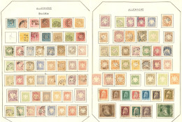 Bavière. Collection. 1849-1920 (Poste, Taxe), Quasiment Complète Dont Des Ex * Et Divers Deutsches Reich. - TB - Sonstige & Ohne Zuordnung