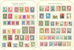 * REPUBLIQUE FEDERALE ALLEMANDE. Collection. 1949-1983 (Poste), Complète Dont Nombreux Obl Avant 1965. - TB - Altri & Non Classificati