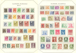 * Collection. 1948-1984 (Poste), Complète Dont Nombreux Ex Obl Avant 1965, Dont 1/18 Surcharge Rouge * Ou Obl. - TB - Altri & Non Classificati