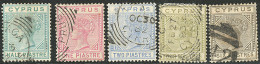 Nos 9 à 13 (pli D'angle). - TB - Cyprus (...-1960)