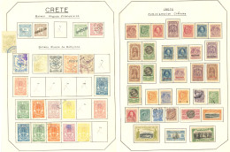 * Collection. 1899-1911 (Poste, Taxe), Valeurs Moyennes Et Séries Complètes, + Administrations Diverses, Bureaux étrange - Crète