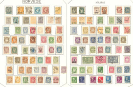 NORVEGE. Collection. 1855-1983 (Poste), Bel Ensemble Complet, Ex Obl Ou *. - TB - Altri & Non Classificati