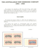 * AUSTRALASIAN NH COMPANY. Locaux. 1p Magenta Bloc De Quatre, 2p Brun. - TB - Other & Unclassified