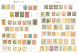 TURQUIE. Collection. 1863-1980 (Poste, PA, Taxe), Valeurs Moyennes Et Séries Complètes, Des Ex *, Dont Anatolie, Alexand - Other & Unclassified