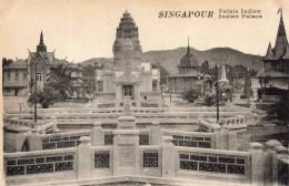 SINGAPOUR - Palais Indien -  Carte Postale Ancienne - Singapore