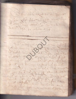 Manuscript 1734 Ertvelde/Evergem/Rieme - Cijnsboek Familie Van Hyfte (S334) - Manuskripte