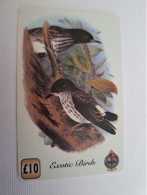 GREAT BRITAIN  /UNITEL /EXOTIC BIRDS SERIES / 2 BIRDS    /  10 POUND  PREPAID      ** 15201** - Andere & Zonder Classificatie