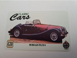 GREAT BRITAIN  /UNITEL /CLASSIC CARS  /MORGAN PLUS 8  / 20 POUND PREPAID      ** 15204** - Sonstige & Ohne Zuordnung