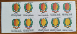 2389 ANDORRA PRINCIPAT SELLOS ADHESIVOS AUTOCOLANTES SANT JULIA DE LORIA RARO CARNET - Otros & Sin Clasificación