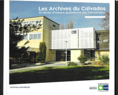 Brochure "Les Archives Du Calvados".  10 Siècles D'histoire. - Normandie