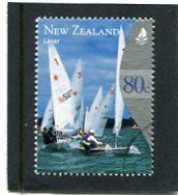 NEW ZEALAND - 1999  80c  YACHTING  FINE  USED - Oblitérés