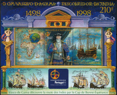 Nouvelle Calédonie 1998 - Vasco De Gama - Portugal 98 - YT BF 20  Neuf ** - Blocs-feuillets